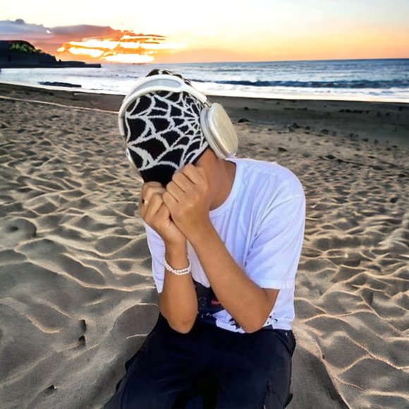 Green Warm Autumn Knitted Hat Women Men's Halloween Jacquard Hip Hop Beanie - Picture 2 of 4